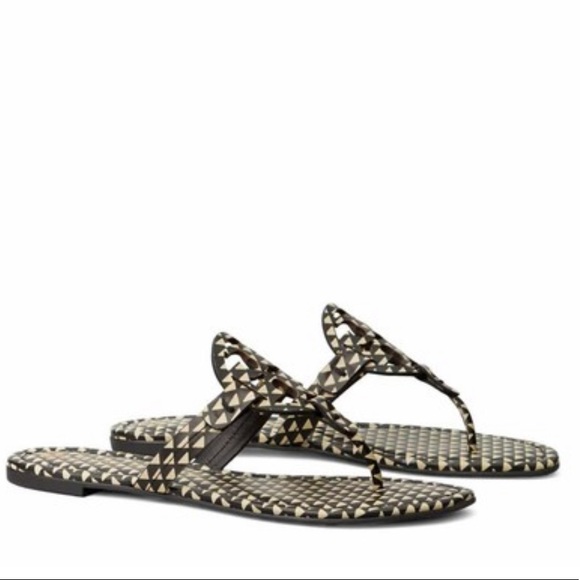 Tory Burch Miller sandals triangle geo sandal - Picture 11 of 13